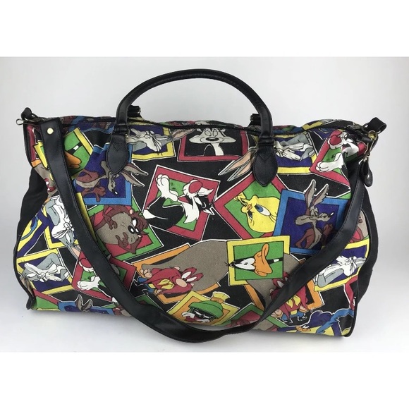 🛑 SOLD! Looney Tunes Cast All Over Print Bag - Picture 5 of 8